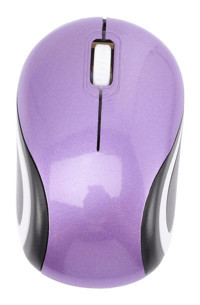 Kıchouse Ergonomik Kablosuz Mor Optik Mouse