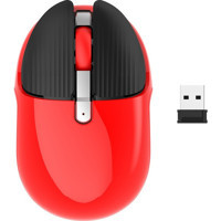 Jingyi Sessiz Kablosuz Kırmızı-Siyah Optik Mouse