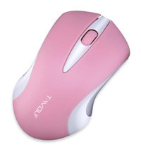 Mistaha Q2 Ergonomik Kablosuz Pembe Optik Mouse