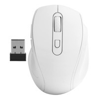 Ashata Ergonomik Makrolu Kablosuz Beyaz Optik Mouse