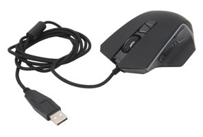 Elprico RGB Ergonomik Makrolu Kablolu Siyah Optik Mouse