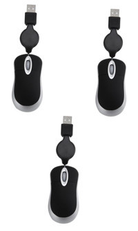 Gatuida Kablosuz Siyah Optik 3 Adet Mouse