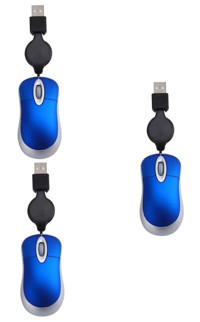 Gadpiparty Kablolu Mavi Optik 3 Adet Mouse