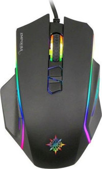 Inca IMG 344 RGB Makrolu Kablolu Siyah Optik Gaming Mouse