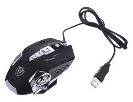 Osaladı Programlanabilir RGB Ergonomik Makrolu Kablolu Siyah Optik Gaming Mouse