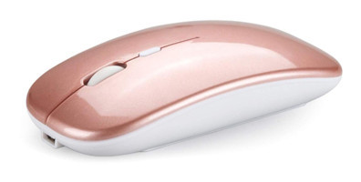 Fiauli Sessiz Ergonomik Kablosuz Rose Gold Optik Mouse