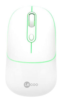 Lecoo Lecoo WS210 RGB Sessiz Kablosuz Beyaz Optik Mouse