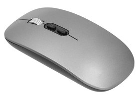 Zunate Sessiz Ergonomik Makrolu Kablosuz Gri Optik Mouse