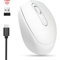 Hxsj M107 Kablosuz Beyaz Optik Mouse
