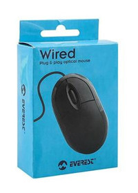 Everest SM385 Kablolu Siyah Optik Mouse