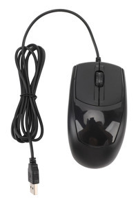 Ashata Sessiz Ergonomik Kablolu Sarı Optik Mouse