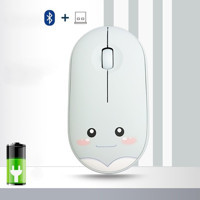 Jingyi Tablet Uyumlu Kablosuz Desenli Mavi Optik Mouse