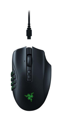 Razer Naga V2 RGB Makrolu Kablosuz Siyah Optik Gaming Mouse