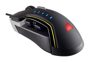 Corsair Gaming Glaive RGB Makrolu Kablolu Siyah Optik Gaming Mouse