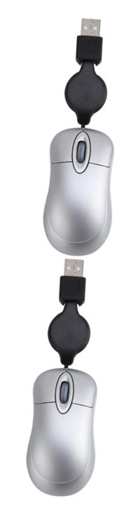 Gadpiparty Sessiz Kablolu Gümüş Optik Mouse