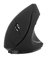Annadue Ergonomik Dikey Makrolu Kablosuz Siyah Optik Gaming Mouse