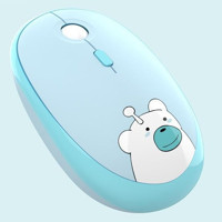 Coverzone Geezer Sessiz Kablosuz Mavi Optik Mouse