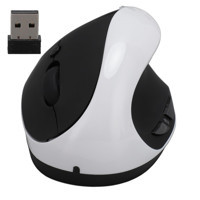 Ciciglow Ergonomik Dikey Makrolu Kablosuz Beyaz Optik Mouse