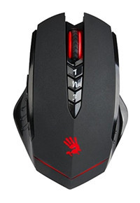 Bloody R80A-1 Ghost RGB Makrolu Kablosuz Siyah Optik Gaming Mouse