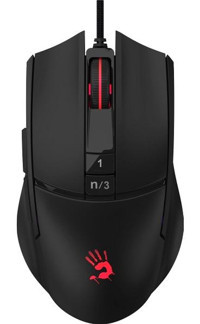 Bloody L65 RGB Makrolu Kablolu Siyah-Kırmızı Optik Gaming Mouse
