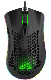 Canpay RGB Makrolu Kablolu Siyah Optik Gaming Mouse