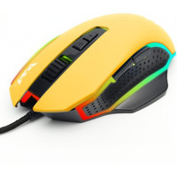 Rush M8S 8 RGB Makrolu Kablolu Sarı Optik Gaming Mouse