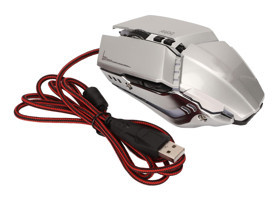 Axoc Makrolu Kablolu Gri Optik Gaming Mouse