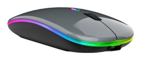 Jms RGB Kablosuz Gri Optik Mouse