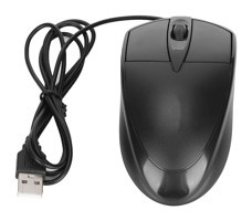 Dpofirs Sessiz Kablolu Siyah Optik Mouse