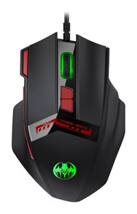 Pepisky Programlanabilir RGB Makrolu Kablolu Siyah Optik Gaming Mouse