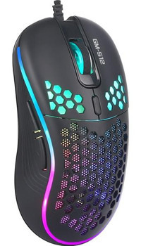 Canpay Programlanabilir RGB Makrolu Kablolu Siyah Optik Gaming Mouse