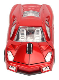 Bewinner Araba Görünümlü Kablosuz Kırmızı Optik Mouse