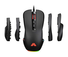 Canpay Programlanabilir RGB Kablolu Siyah Optik Gaming Mouse