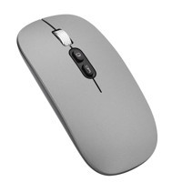Yctze Sessiz Kablosuz Gri Optik Mouse
