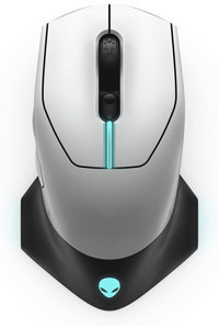 Dell Alienware AlienFX RGB Kablolu Beyaz Optik Gaming Mouse