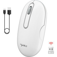 Huahai T15 Sessiz Kablosuz Beyaz Optik Mouse