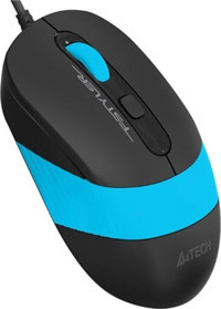 A4 Tech Fstyler FM10 Kablolu Siyah-Mavi Optik Mouse