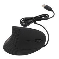 Goshyda Ergonomik Dikey Makrolu Kablolu Siyah Optik Gaming Mouse