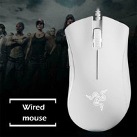 Sanlindou Tablet Uyumlu RGB Ergonomik Kablolu Beyaz Optik Mouse