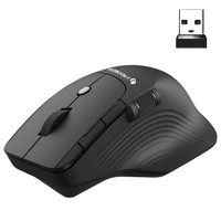 J-Tech Digital Ergonomik Makrolu Kablosuz Siyah Optik Mouse