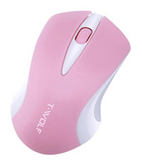 Fiauli Lecoo M1102 Ergonomik Kablosuz Pembe Optik Mouse