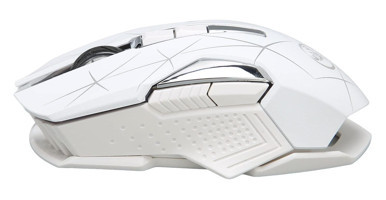 Generic RGB Ergonomik Makrolu Kablosuz Beyaz Optik Gaming Mouse