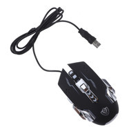 Gatuida X9 RGB Ergonomik Makrolu Kablolu Siyah Optik Gaming Mouse