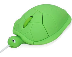 Jingyi Kaplumbağa Şekilli Kablolu Yeşil Optik Mouse