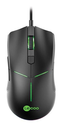 Lecoo Lecoo MS109 RGB Makrolu Kablolu Siyah Optik Gaming Mouse