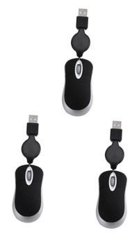 Osaladı Sessiz Kablolu - Kablosuz Siyah Optik Mouse