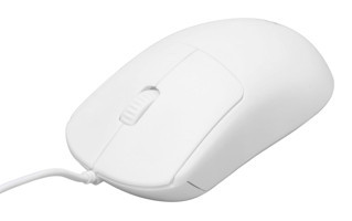 Annadue Ergonomik Kablolu Beyaz Optik Mouse