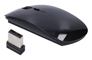 Lazmin112 Ergonomik Kablosuz Siyah Optik Mouse