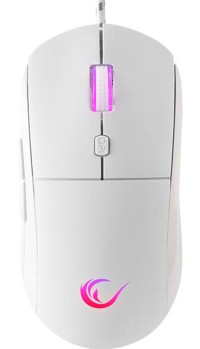 Rampage Radiant M1 RGB Makrolu Kablolu Beyaz Optik Gaming Mouse