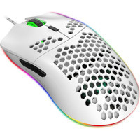 Sanlindou Tablet Uyumlu RGB Makrolu Kablolu Beyaz Optik Gaming Mouse